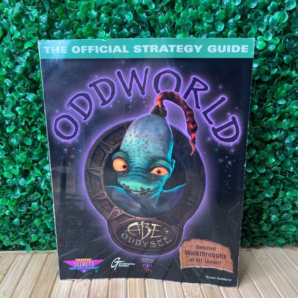Oddworld The Official Strategy Book Secrets Of The Game Walkthrough Gaming